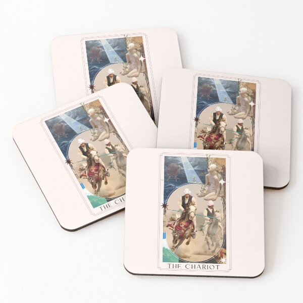 Item preview, Chariot Tarot Card: South Asian Elegance & Triumph designed and sold by VergeDesigns.