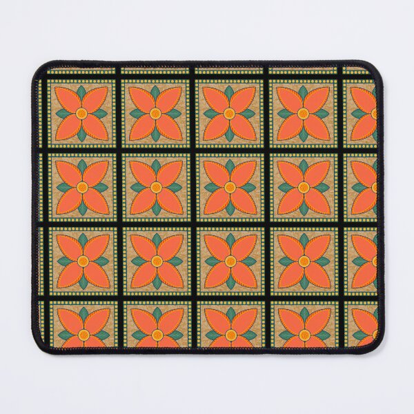 Item preview, Stylized Flower Tiles designed and sold by Celeste Bocchicchio-Chaudhri.
