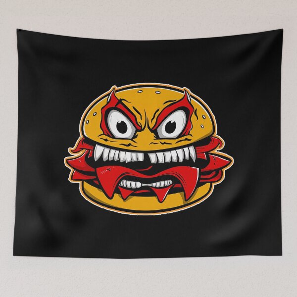 Item preview, Monster Burger Funny T-Shirt  designed and sold by Witty Shirts.