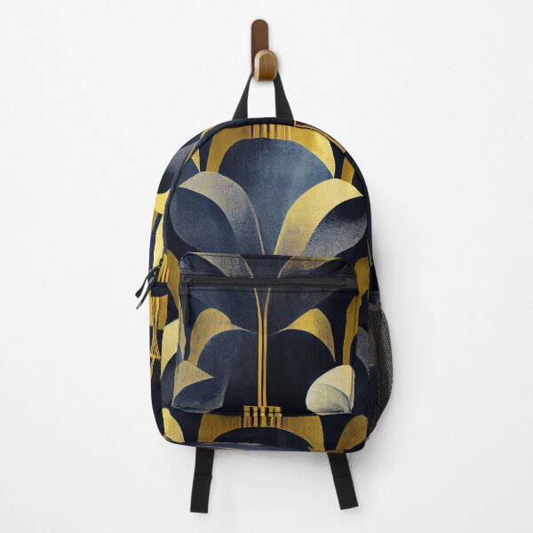 Item preview, Art Deco Cobalt Blue And Golden Vintage Pattern designed and sold by DEC02.