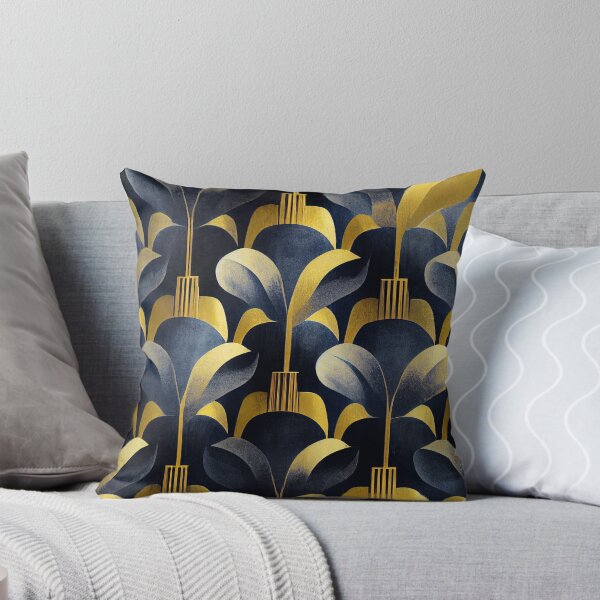 Item preview, Art Deco Cobalt Blue And Golden Vintage Pattern designed and sold by DEC02.