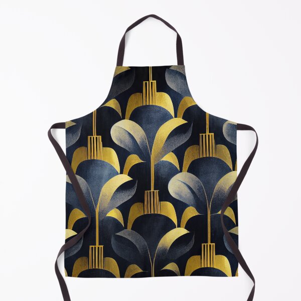 Item preview, Art Deco Cobalt Blue And Golden Vintage Pattern designed and sold by DEC02.