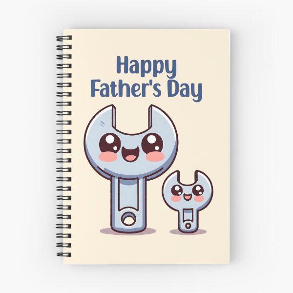 Item preview, Kawaii Wrench Family Happy Fathers Day For a Mechanic Who Loves to Work in the Garage Dad Who Likes to Fix Things designed and sold by Gay-Koala.