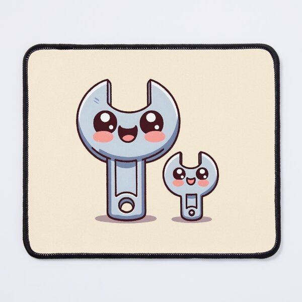 Item preview, Kawaii Wrench Family Happy Fathers Day For a Mechanic Who Loves to Work in the Garage Dad Who Likes to Fix Things designed and sold by Gay-Koala.