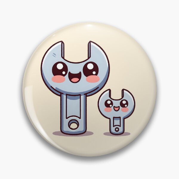 Item preview, Kawaii Wrench Family Happy Fathers Day For a Mechanic Who Loves to Work in the Garage Dad Who Likes to Fix Things designed and sold by Gay-Koala.