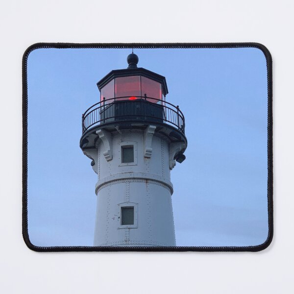 Item preview, summer evening with lighthouse lit up in northern Minnesota. designed and sold by ninjapineapple.