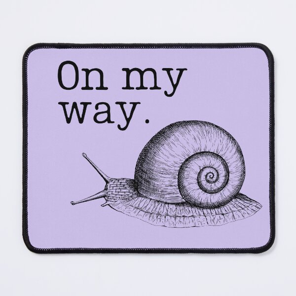 Item preview, On My Way Snail Sticker designed and sold by victoria-fraser.