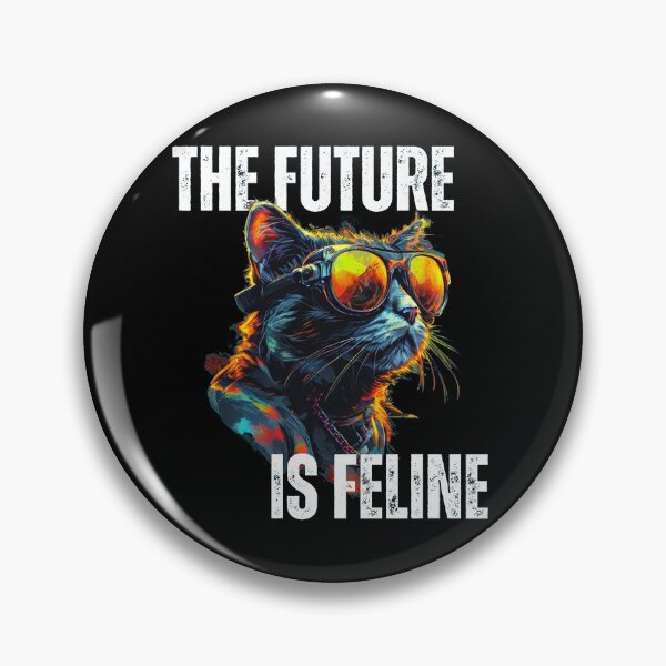 Item preview, The Future Is Feline. A neon kitty design designed and sold by Gilby-Designs.
