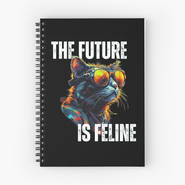 Item preview, The Future Is Feline. A neon kitty design designed and sold by Gilby-Designs.