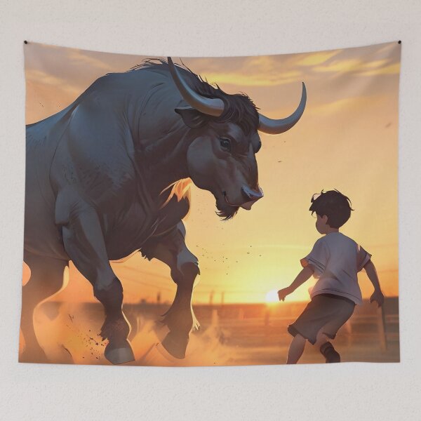 Item preview, Razor boy and Camargue bull designed and sold by Astralia.