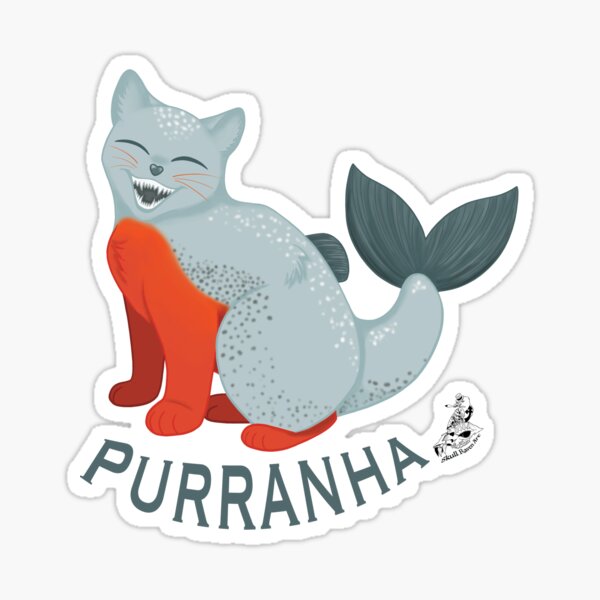 Item preview, Purranha (Square Layout 1) designed and sold by SkullRavenArt.