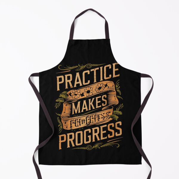 Item preview, Practice Makes Progress Over Perfection Positive Motivation designed and sold by teeturle.
