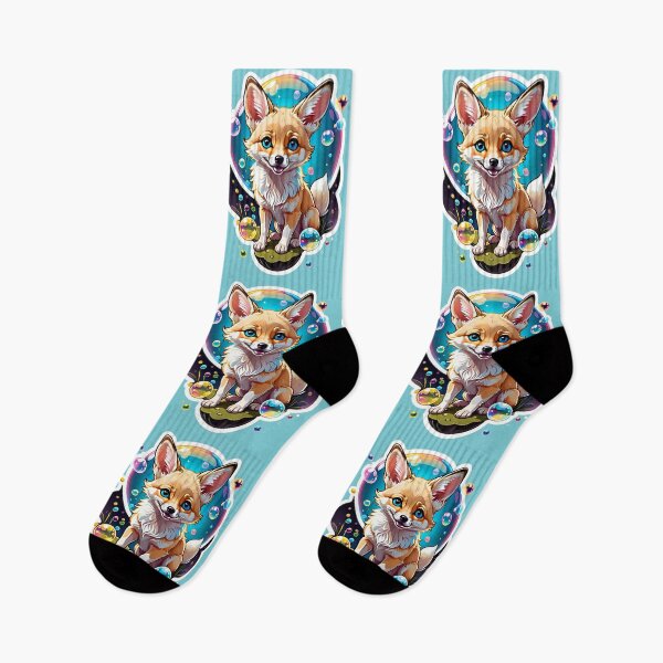 Item preview, Cute Baby Fennec Fox With Bubbles designed and sold by TheArtOfPat.