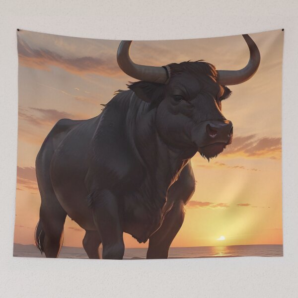 Item preview, Bull Camargue sunset designed and sold by Astralia.