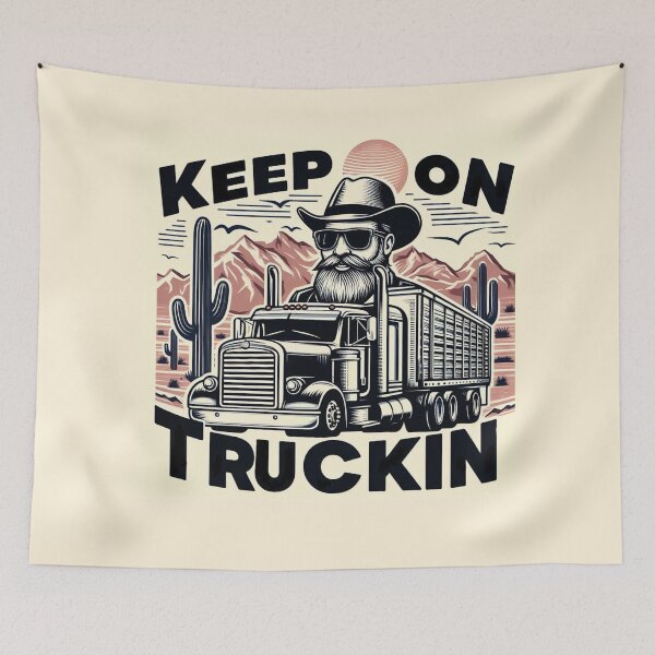 Item preview, Keep On Truckin designed and sold by Myra365Art.