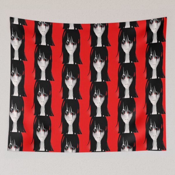 Item preview, Creepy Red Girl designed and sold by Keira Kertesz.