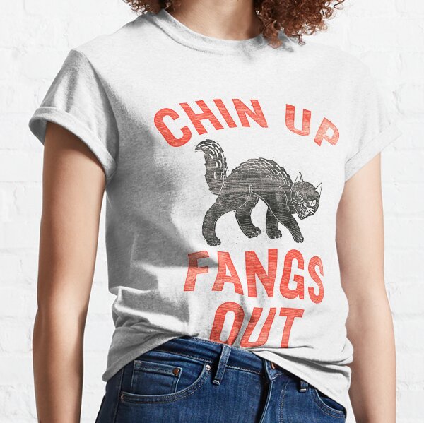 CHIN UP FANGS OUT Camiseta clásica