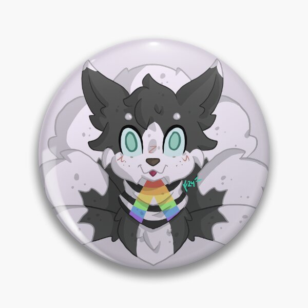 Item preview, Straight Ally Pastel Pride Kitsune designed and sold by Ghost King Hollow.