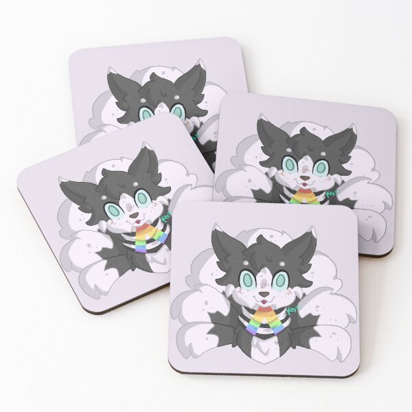 Item preview, Straight Ally Pastel Pride Kitsune designed and sold by Ghost King Hollow.