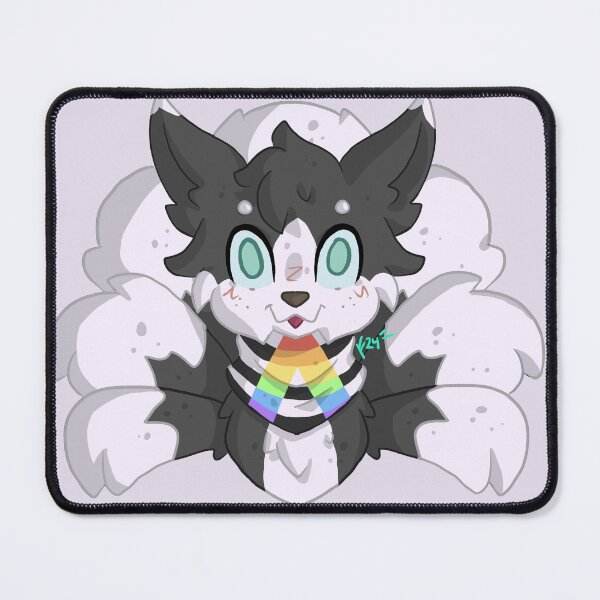 Item preview, Straight Ally Pastel Pride Kitsune designed and sold by Ghost King Hollow.
