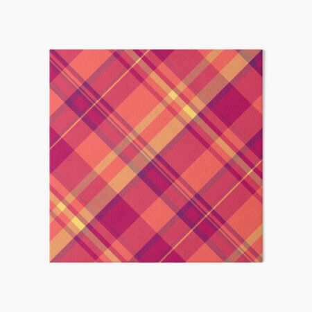 Aperçu de l'œuvre Madras rose, violet, jaune, orange créée et vendue par MissLyDesign.