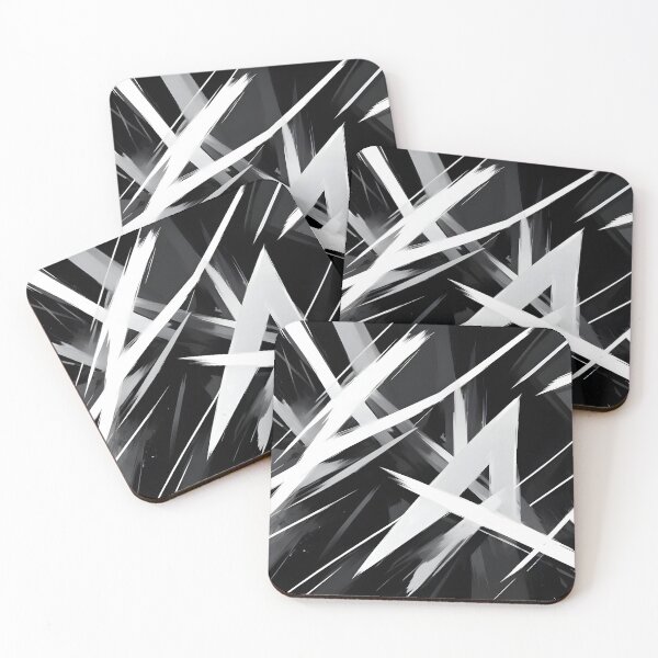 Item preview, Abstract White on Black Design designed and sold by papi1998.