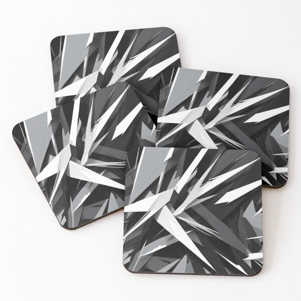 Item preview, Abstract White on Black Design designed and sold by papi1998.
