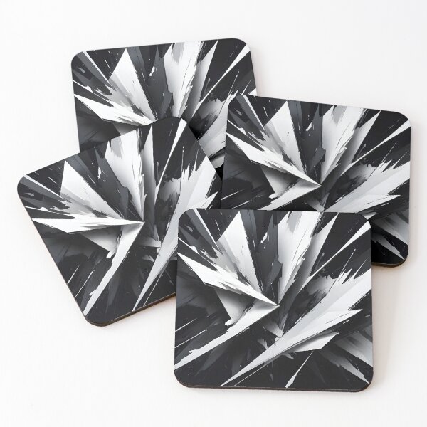 Item preview, Abstract White on Black Design designed and sold by papi1998.