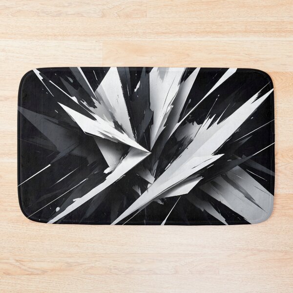 Item preview, Abstract White on Black Design designed and sold by papi1998.