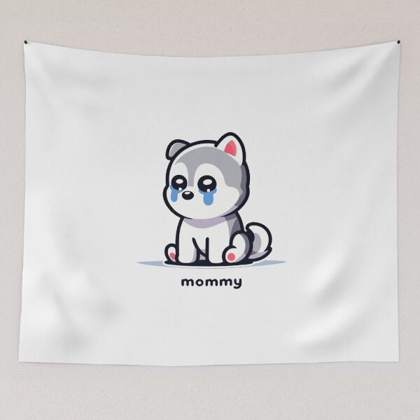 Item preview, Cute dog baby is crying, mommy, come quickly designed and sold by perfect-radius.