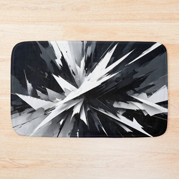 Item preview, Abstract White on Black Design designed and sold by papi1998.