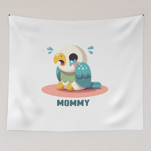 Item preview, Cute parrot baby is crying, mommy, come quickly designed and sold by perfect-radius.