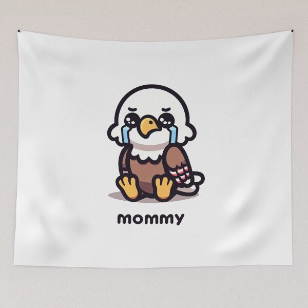 Item preview, Cute eagle baby is crying, mommy, come quickly designed and sold by perfect-radius.