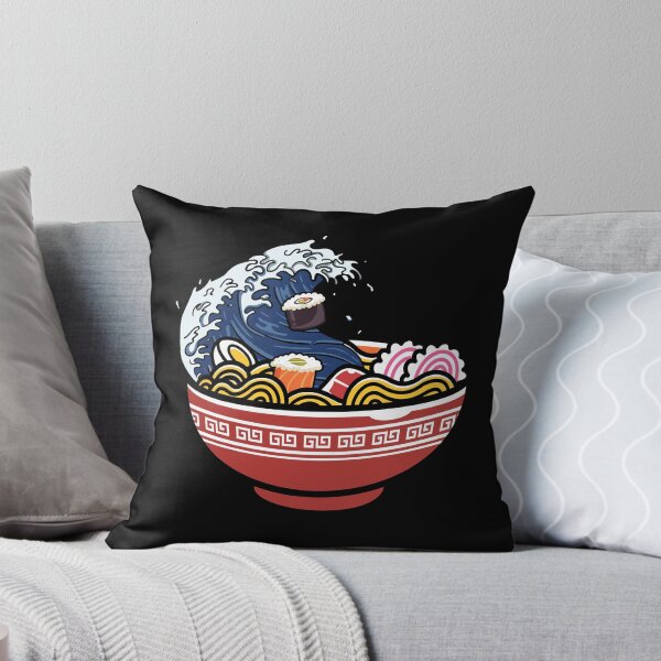 Item preview, Bowl of Ramen, Sushi, and Great Japanese Wave designed and sold by zenpatterns.