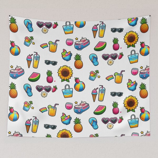Item preview, Summer Aesthetic Sticker Pack designed and sold by vectcd.