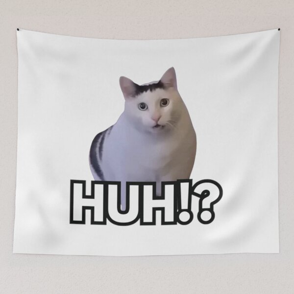 Item preview, Huh Cat Meme designed and sold by yessytenra.