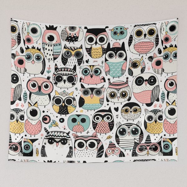 Item preview, Owl Patterns Seamless designed and sold by Designowner.
