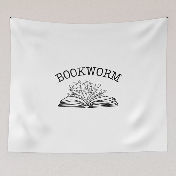 Item preview, Bookworm - Open Book with Flowers - For Book Lovers Gift designed and sold by patternjp.