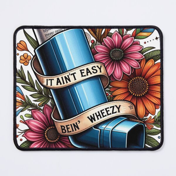 Item preview, Asthma It ain't easy bein' wheezy designed and sold by vectcd.
