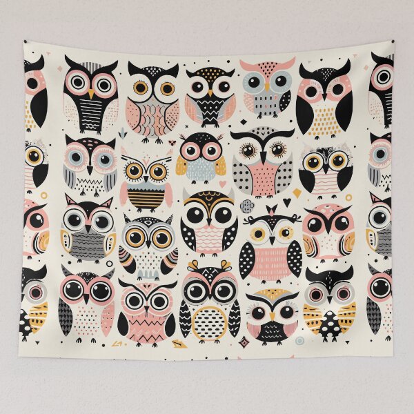 Item preview, Owl Patterns Seamless designed and sold by Designowner.