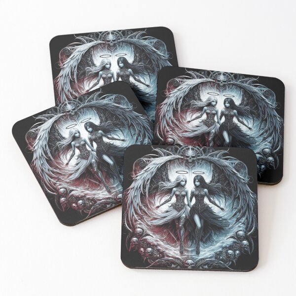 Item preview, Light & Dark Angel girls designed and sold by GhostMachine13.