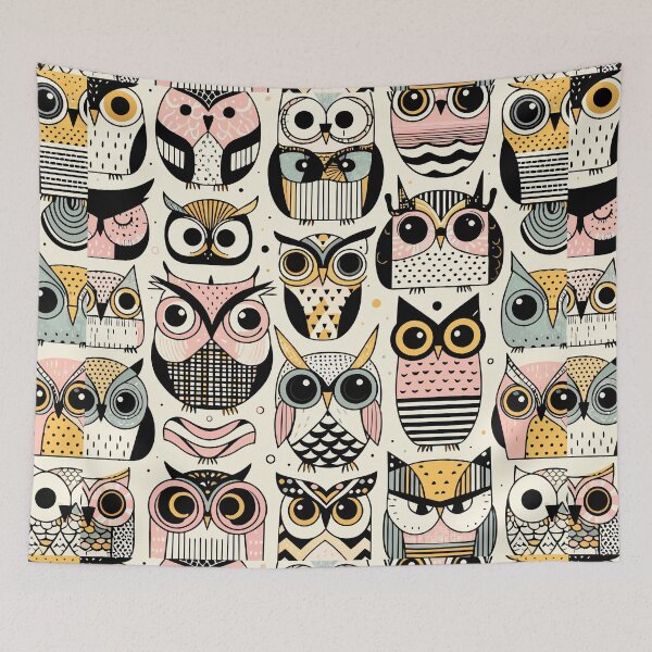 Item preview, Owl Patterns Seamless designed and sold by Designowner.