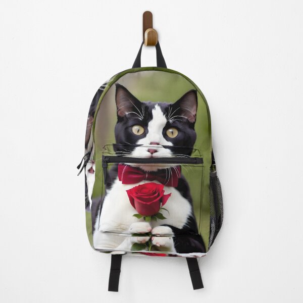 Item preview, Cat with Roses - Modern Digital Art designed and sold by Ai-michiart.