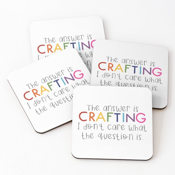 Item preview, The answer is crafting… designed and sold by SidderBug Designs.