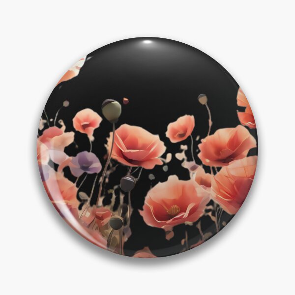 Item preview, Poppies growing in a field designed and sold by FocusedArt.