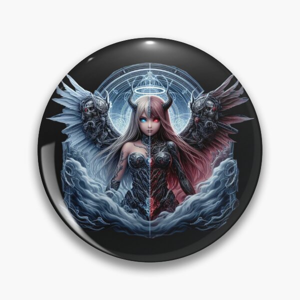 Item preview, Dark & Light Angel and Demon girl designed and sold by GhostMachine13.