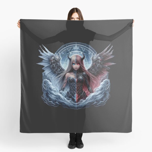 Item preview, Dark & Light Angel and Demon girl designed and sold by GhostMachine13.