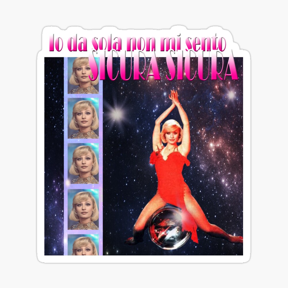 Raffaella Carra Rumore Rumore Poster By Knetty Redbubble