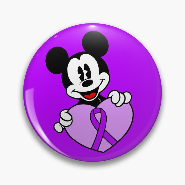 Item preview, Mouse with Heart Awareness Ribbon (Purple) designed and sold by CaitlynConnor.