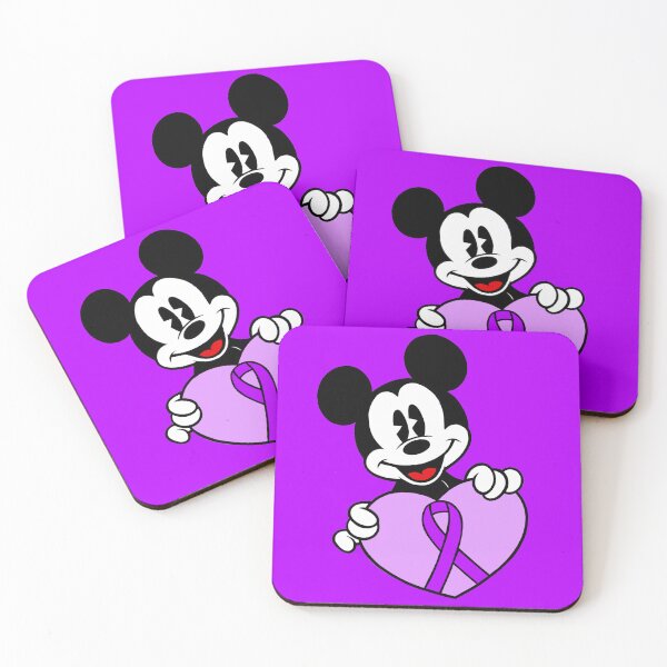 Item preview, Mouse with Heart Awareness Ribbon (Purple) designed and sold by CaitlynConnor.